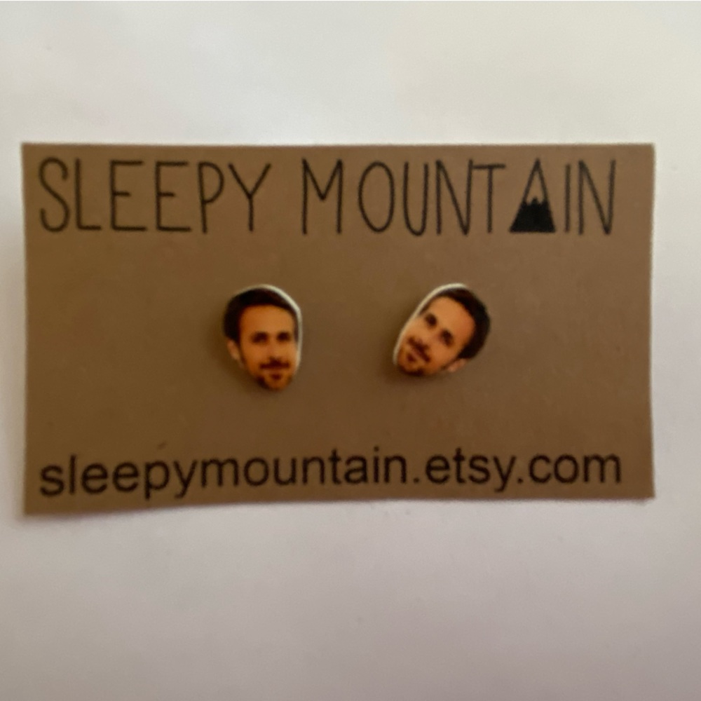 Sleepy Mountain Ryan Gosling Post Earrings